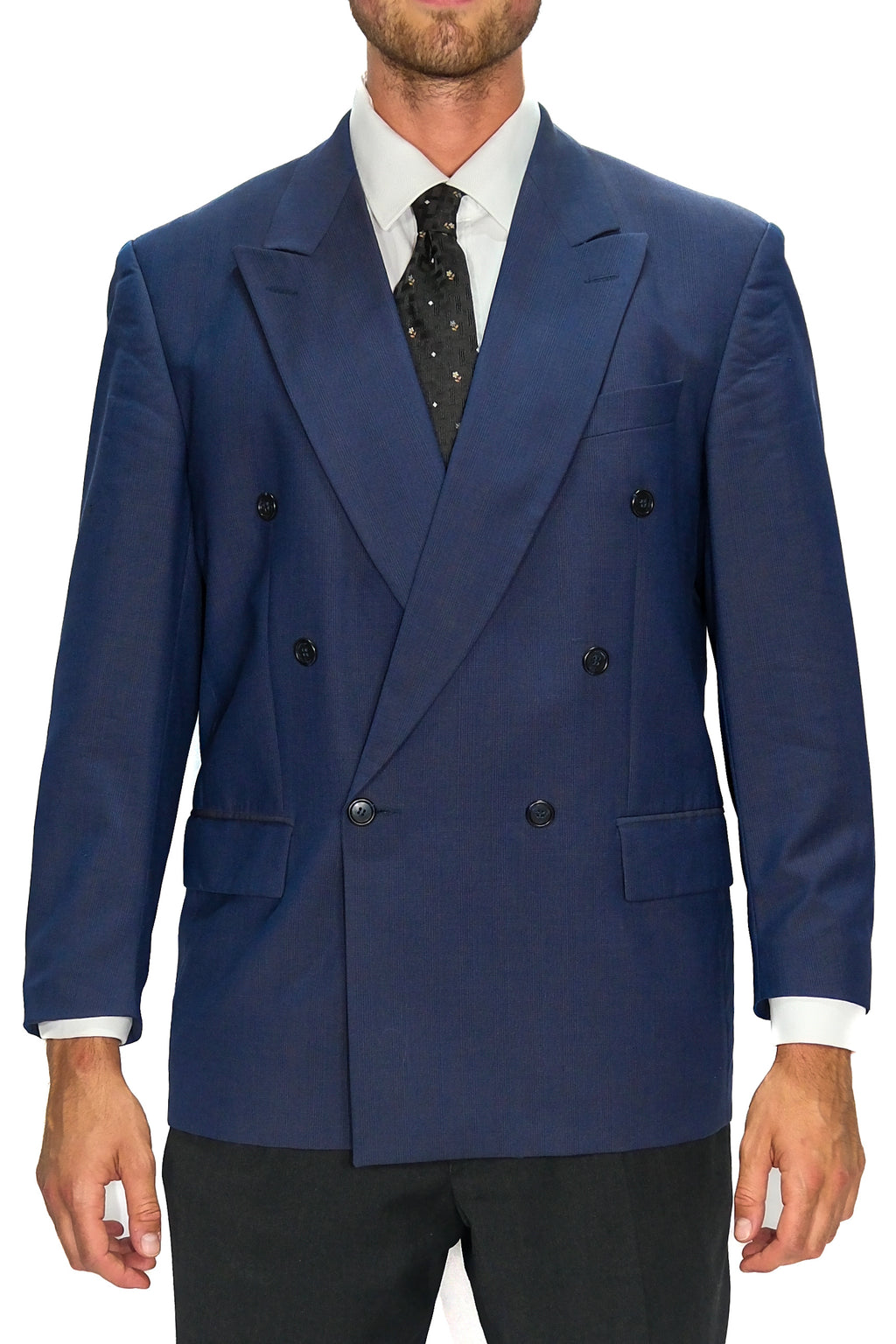 Doppelreiher Sakko Blau