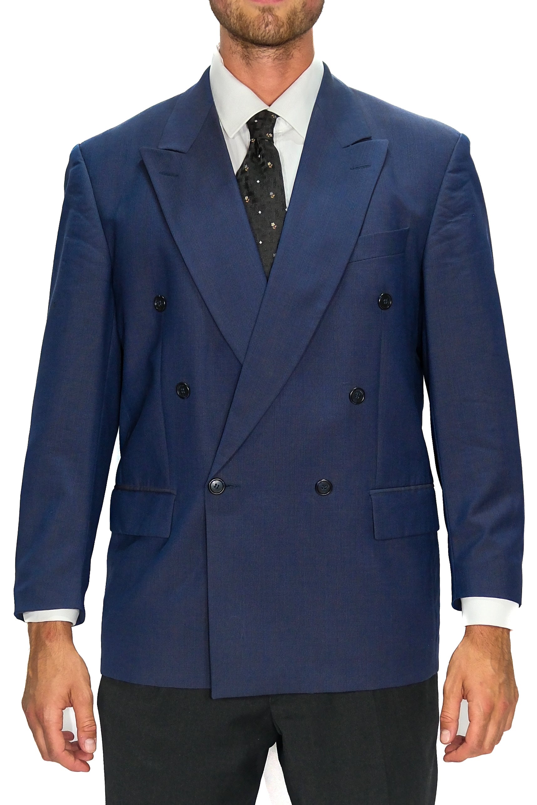 Doppelreiher Sakko Blau