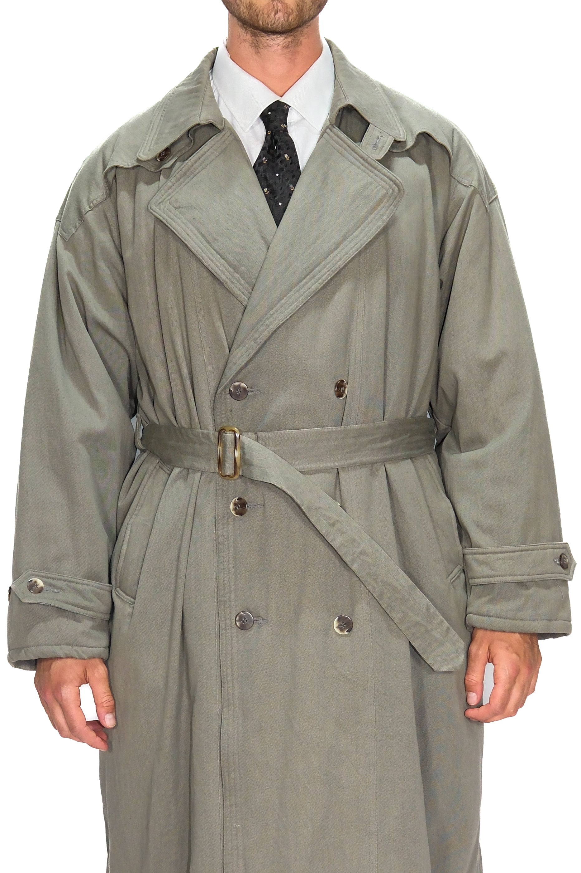 Gefütterter Trenchcoat