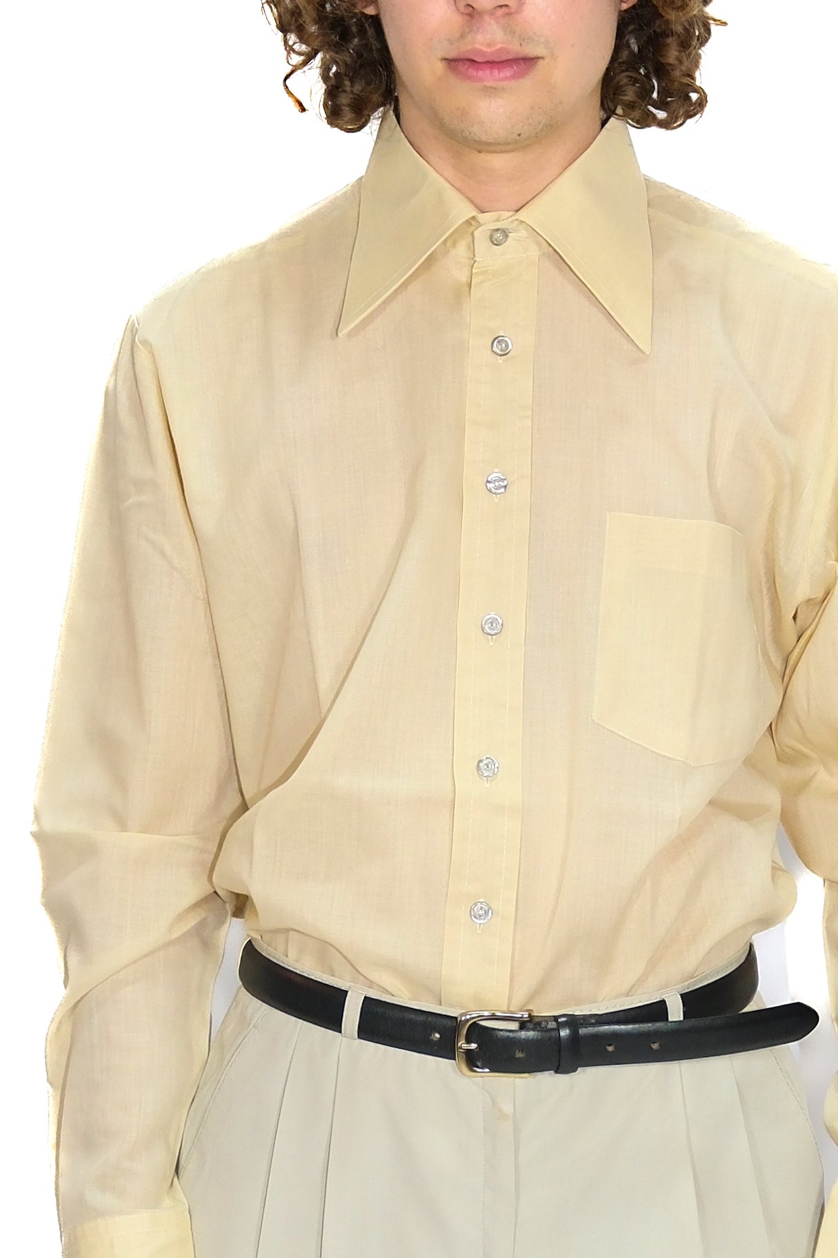 70s Hemd Beige