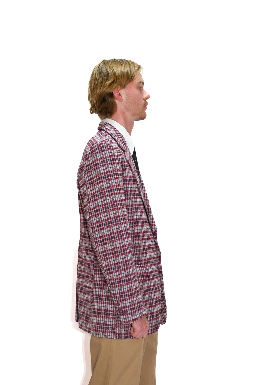 70s Sakko Rot Blau