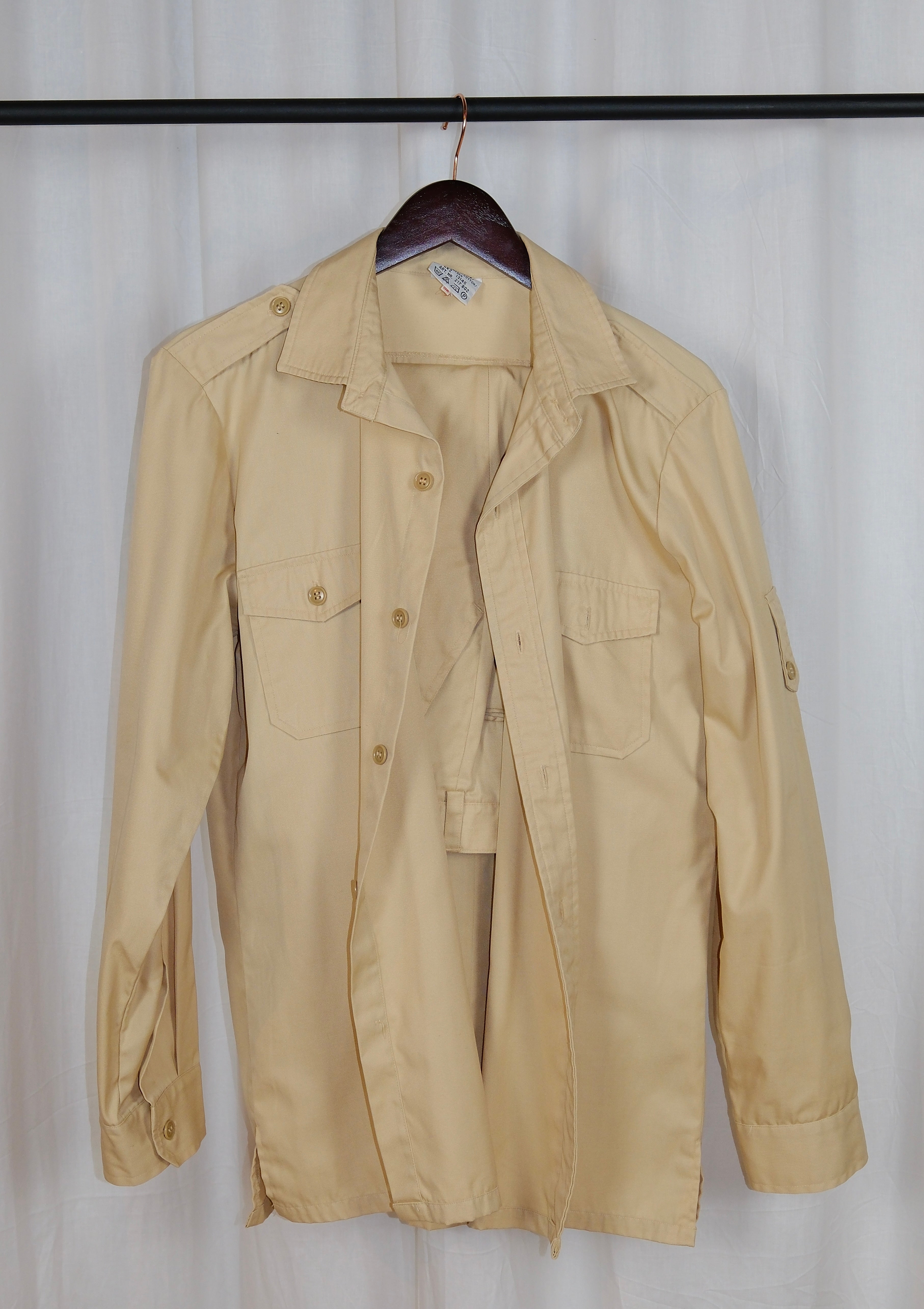 Safari-Anzug in Beige