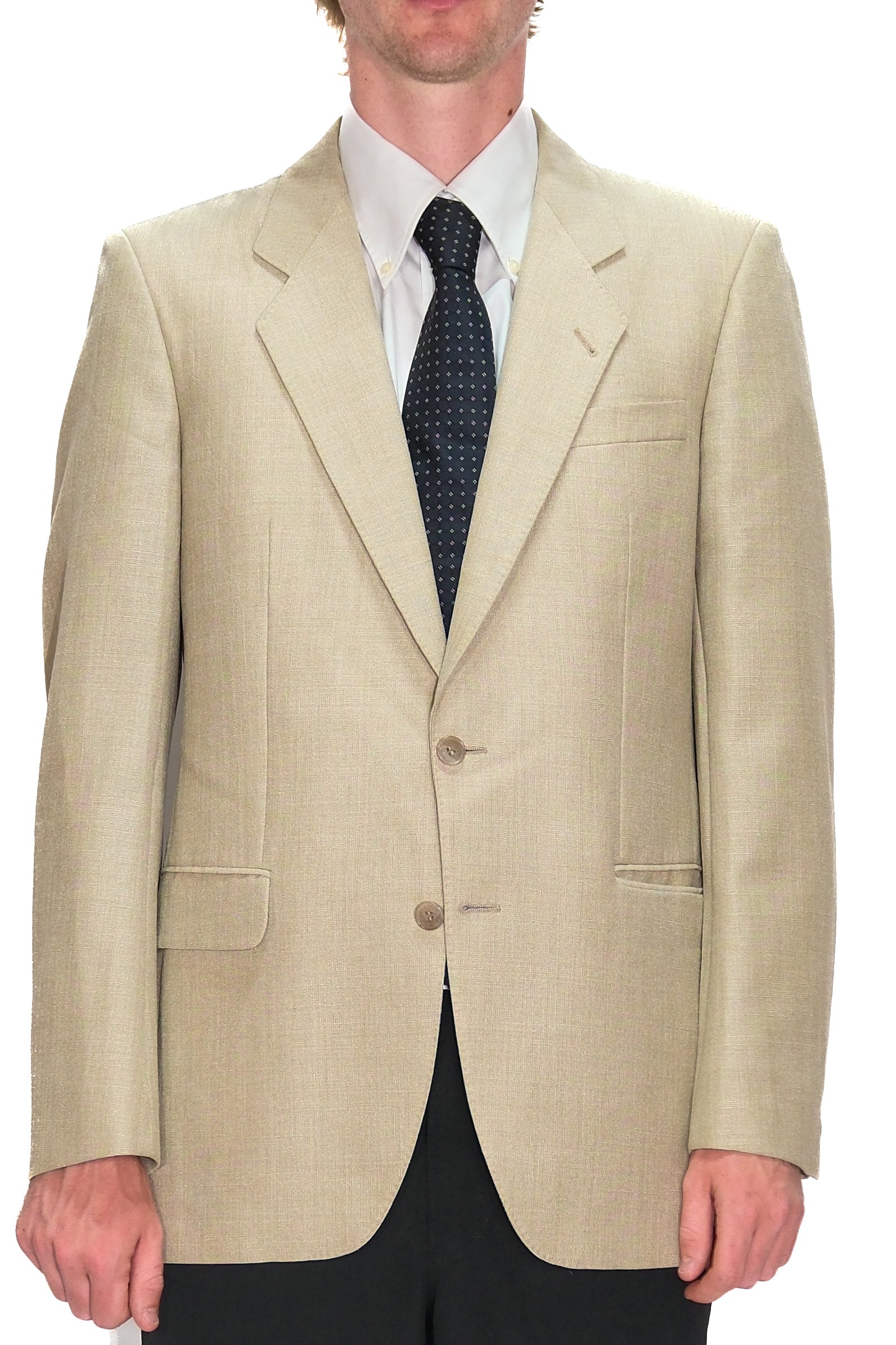 Beiges Sakko Mohair Trevira