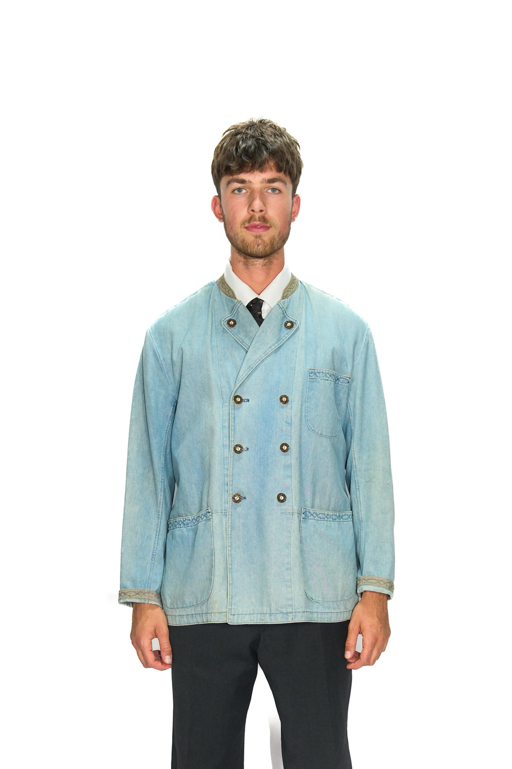 Traditionelle Denimjacke