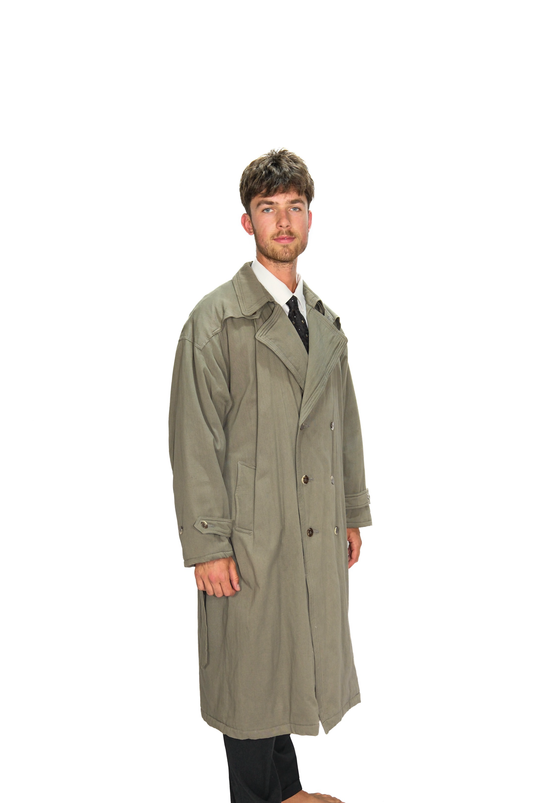 Gefütterter Trenchcoat