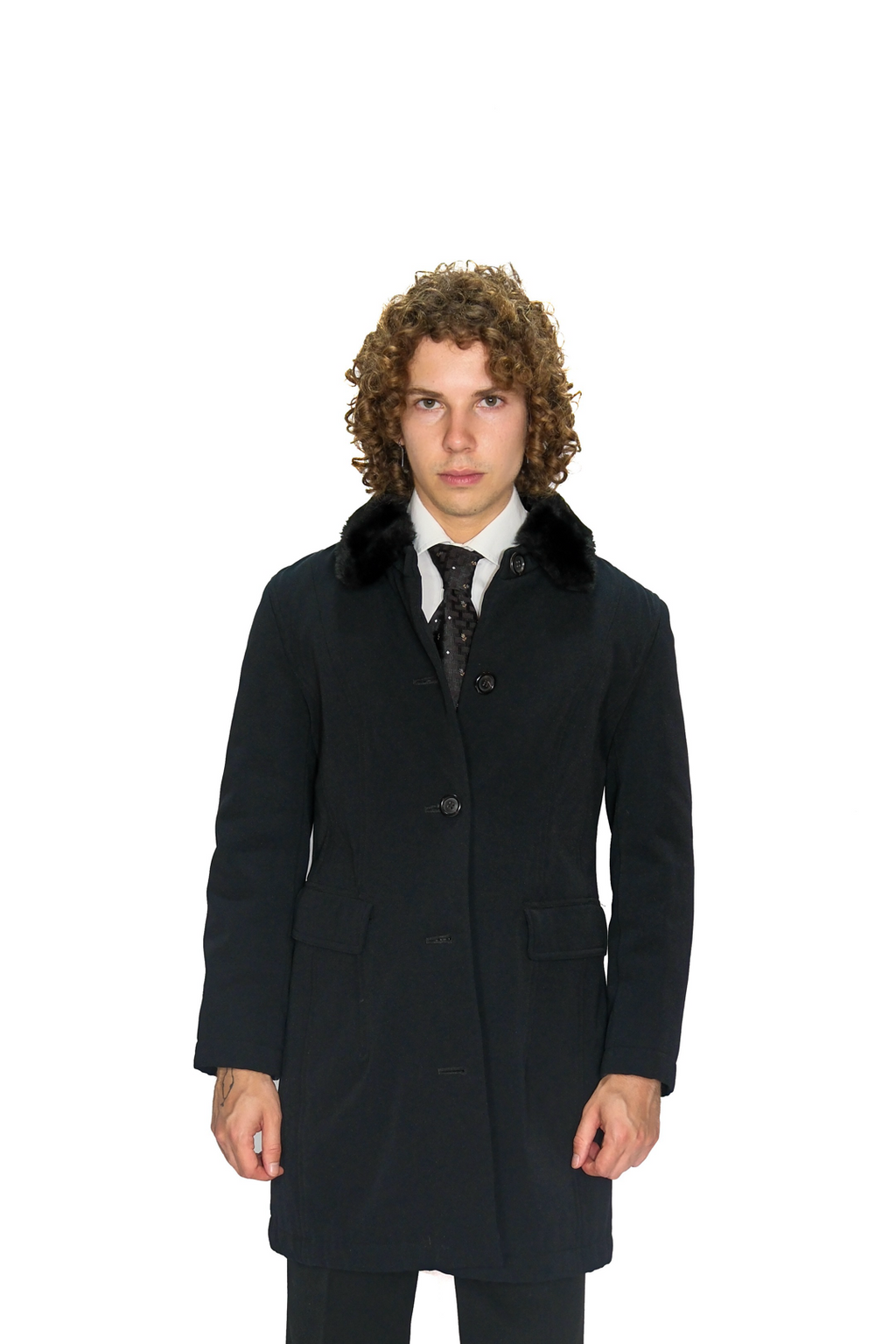 Strenesse Jacke mit Pelzkragen