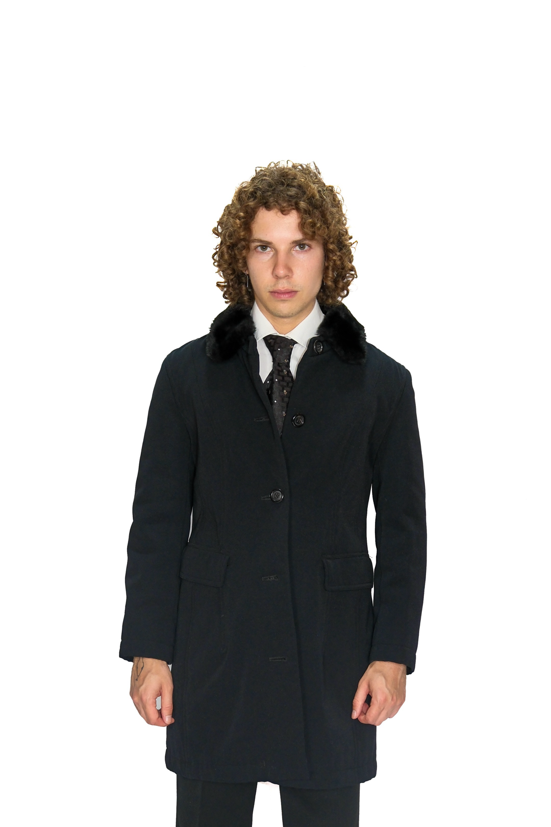 Strenesse Jacke mit Pelzkragen