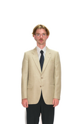 Beiges Sakko Mohair Trevira