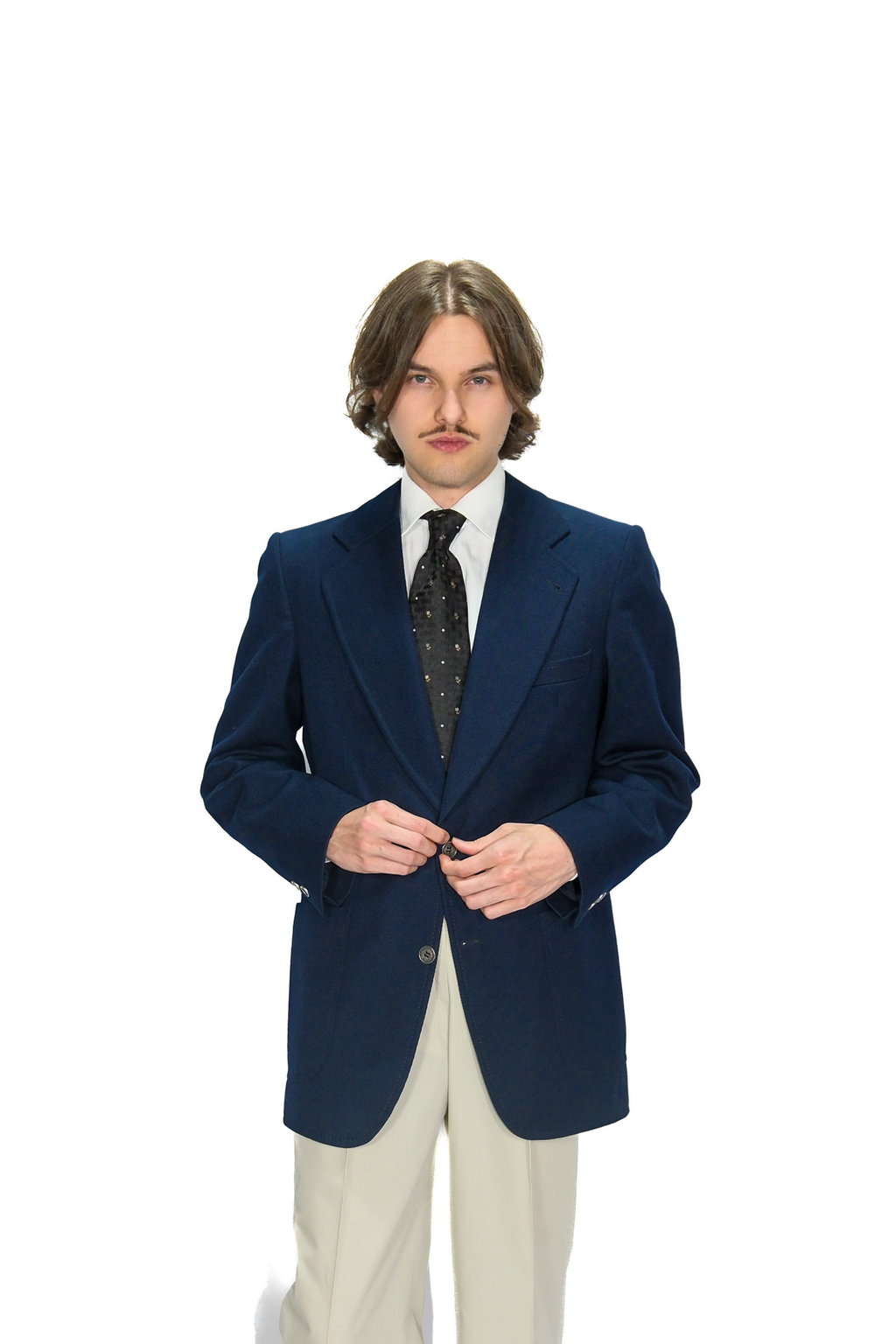 70s Sakko Dunkelblau