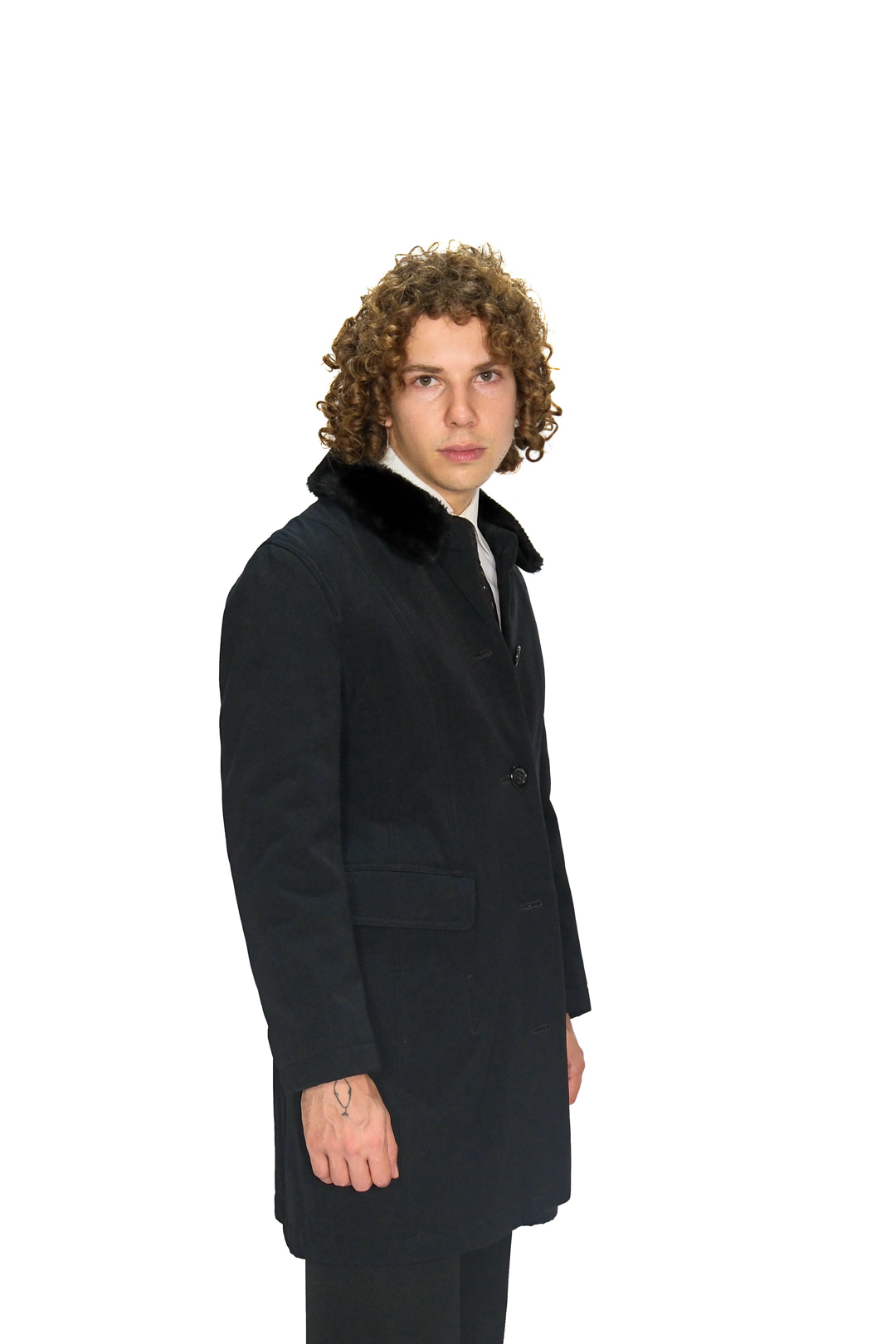 Strenesse Jacke mit Pelzkragen