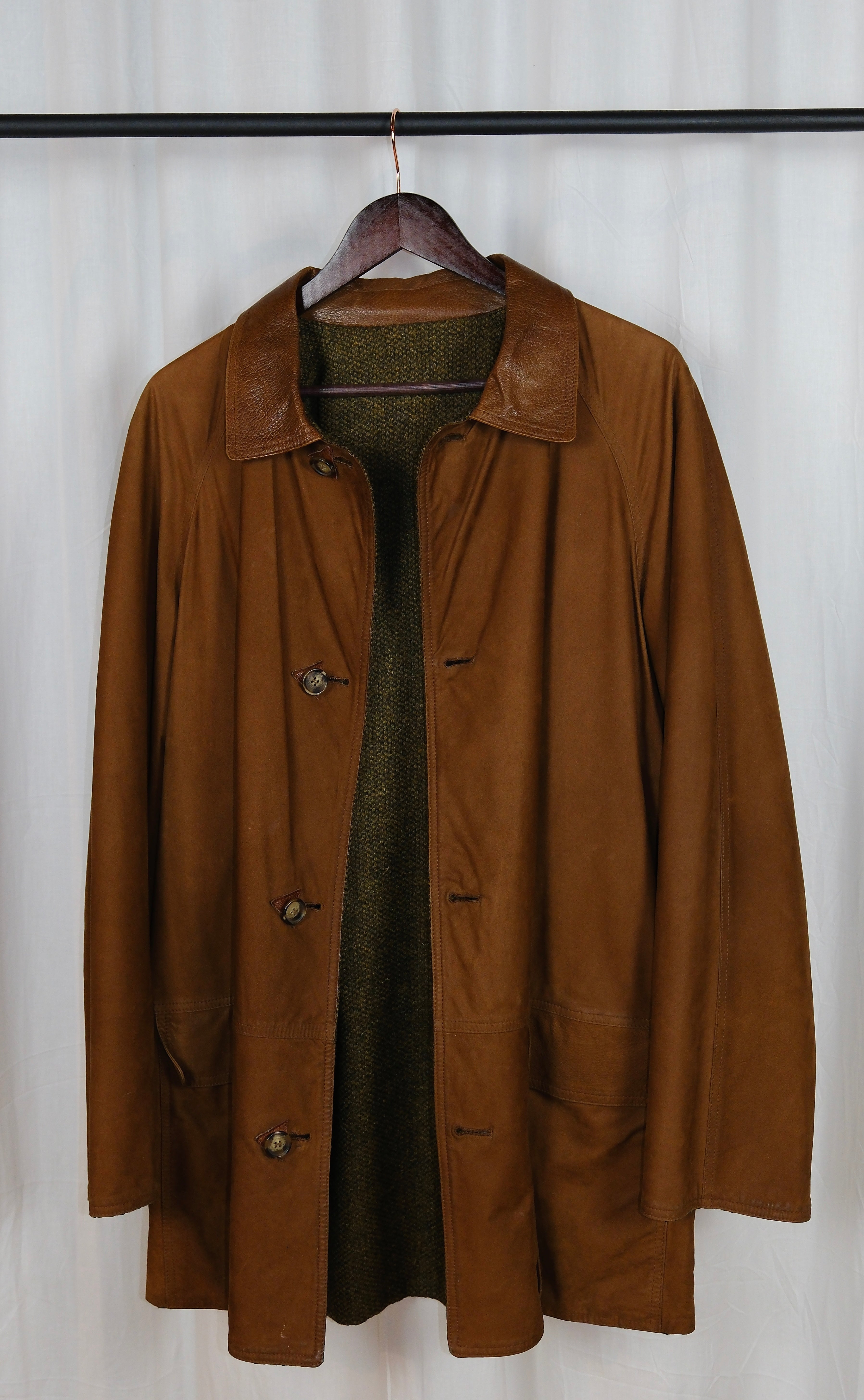 Wendbare Lederjacke