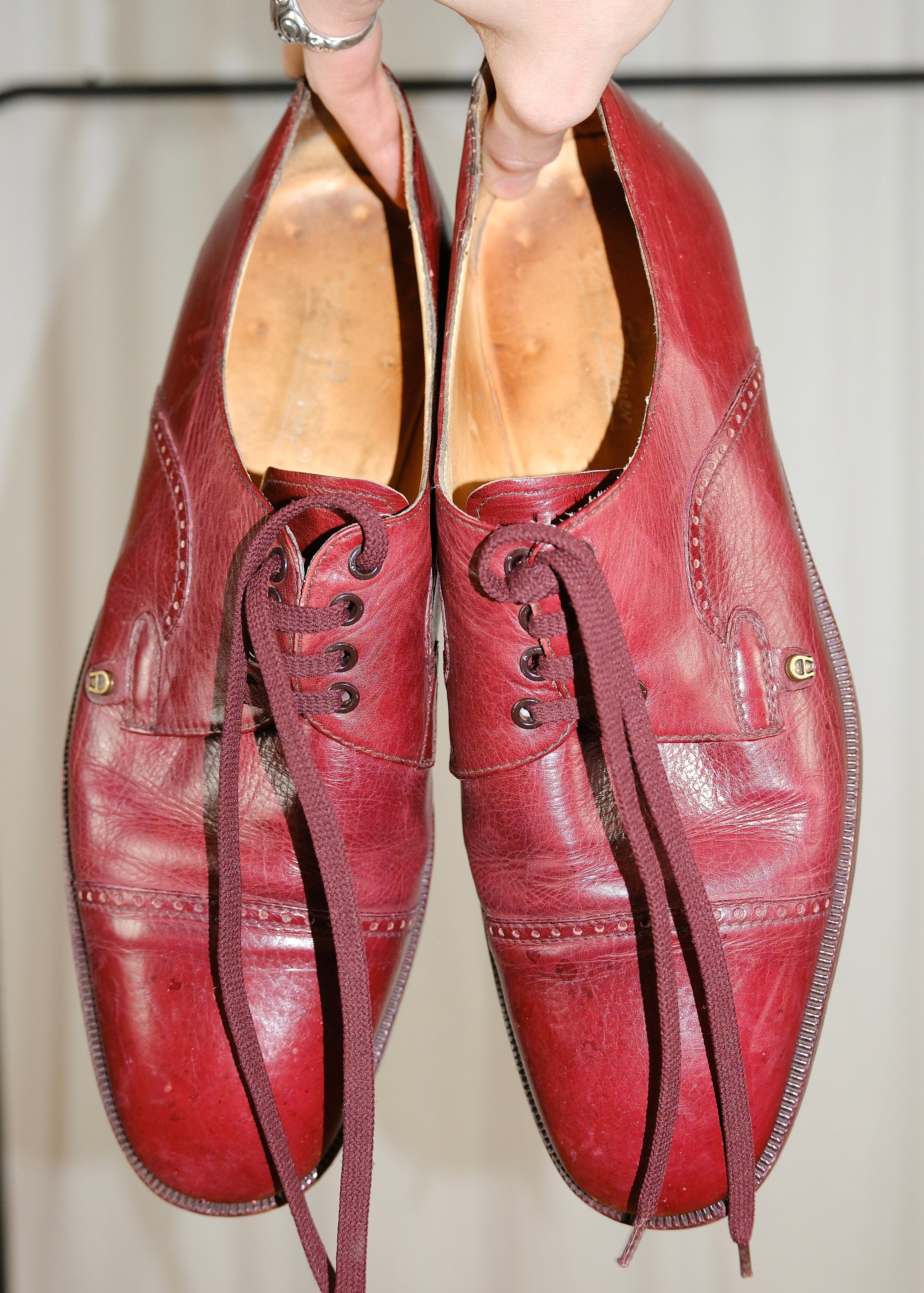 Aigner Lederschuhe Rot
