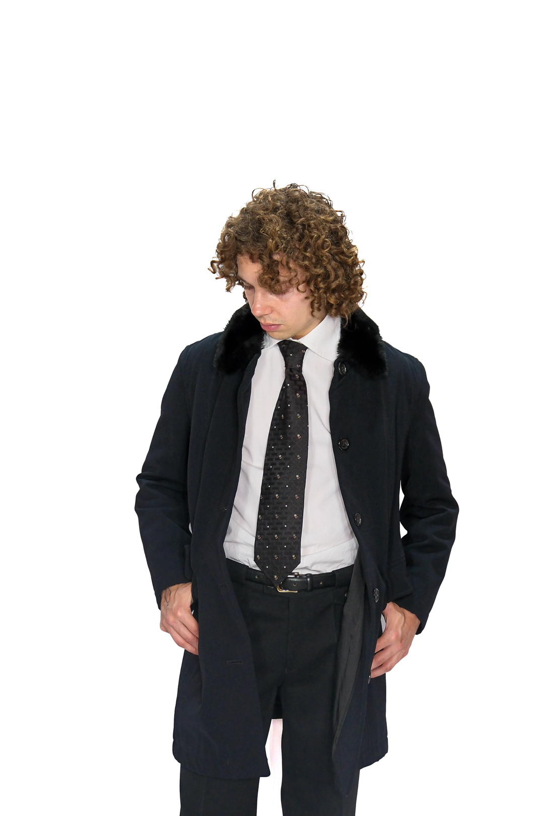Strenesse Jacke mit Pelzkragen
