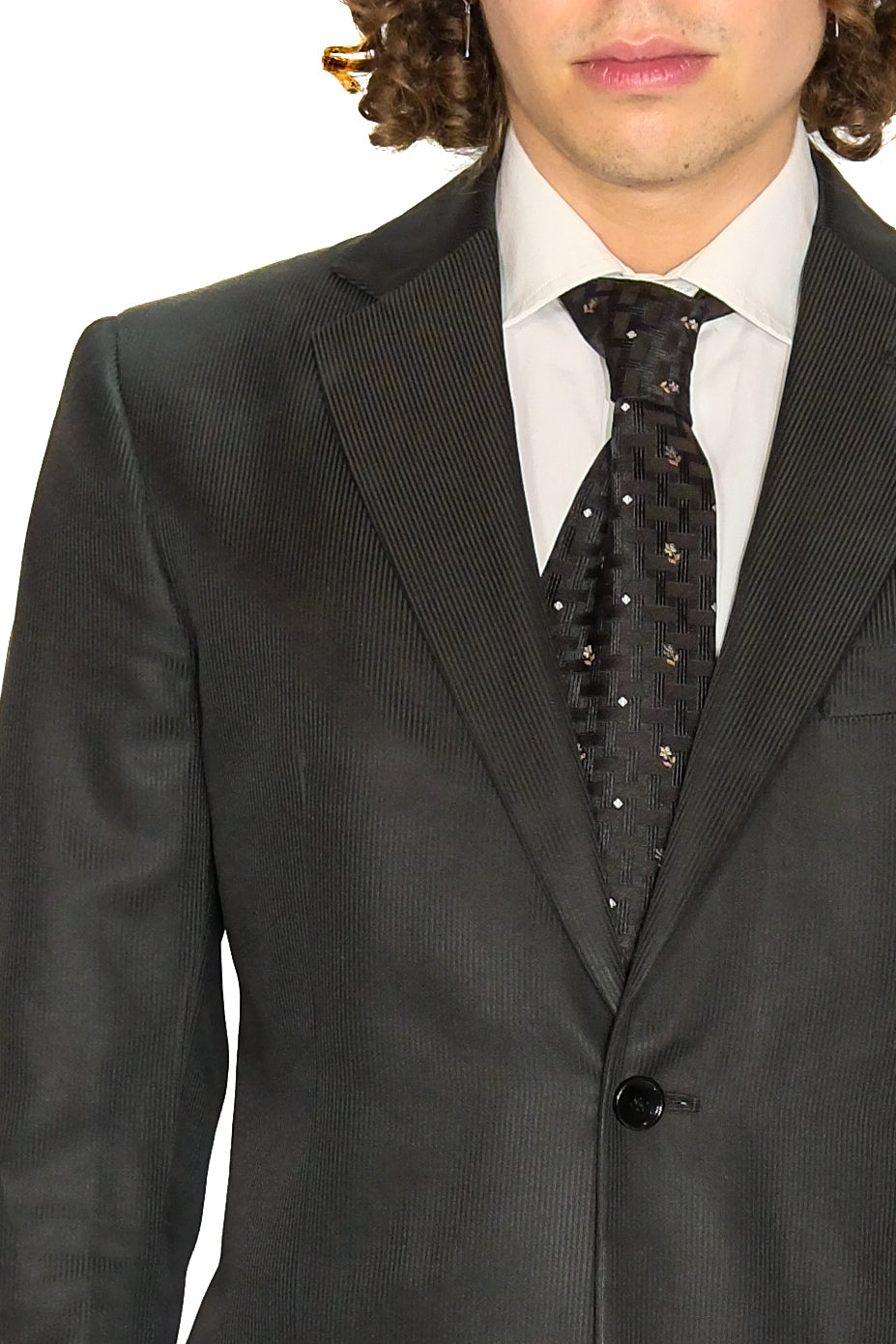 Dolce & Gabbana Anzug glänzend gestreift