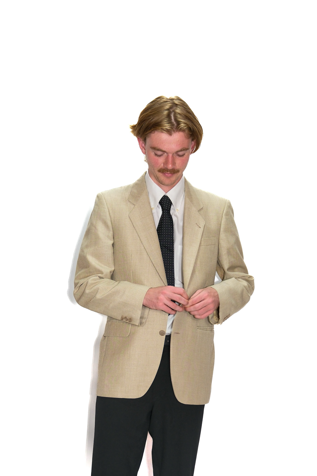 Beiges Sakko Mohair Trevira