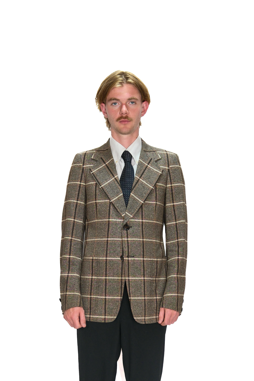 70s Sakko Braun Orange