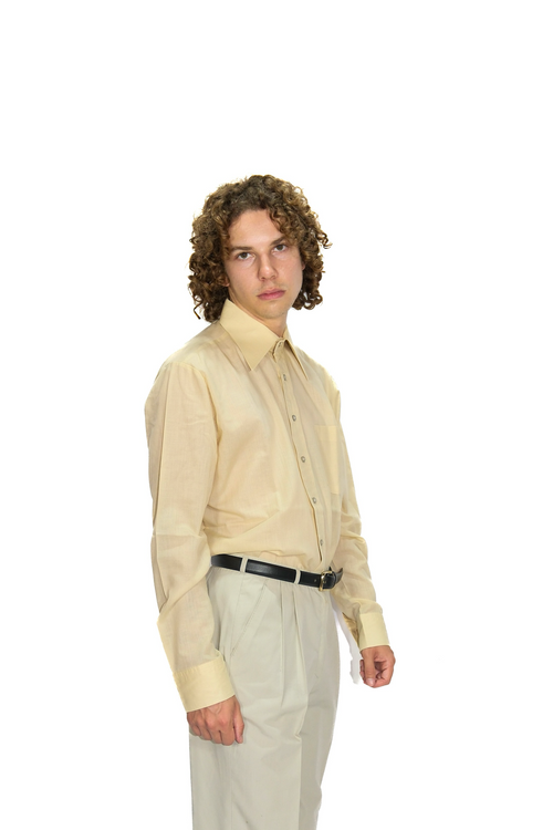 70s Hemd Beige