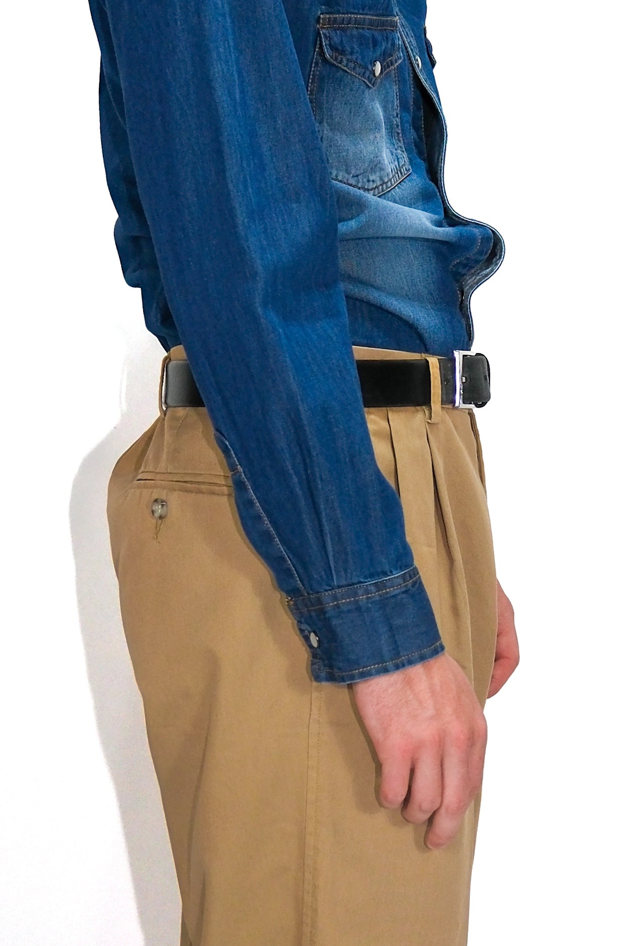 Denim Shirt Blau Washed