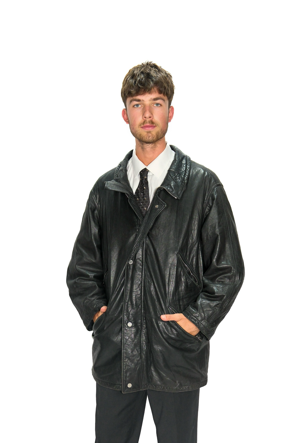 Hugo Boss Lederjacke