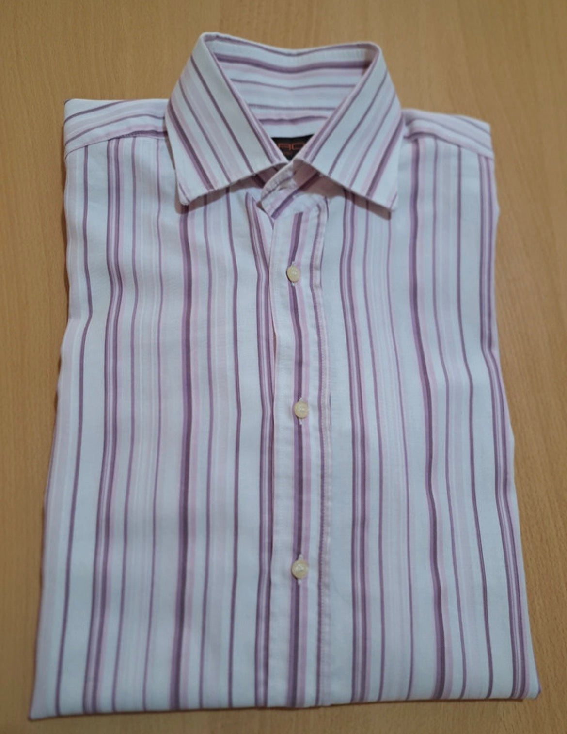 Etro Hemd Lila Gestreift