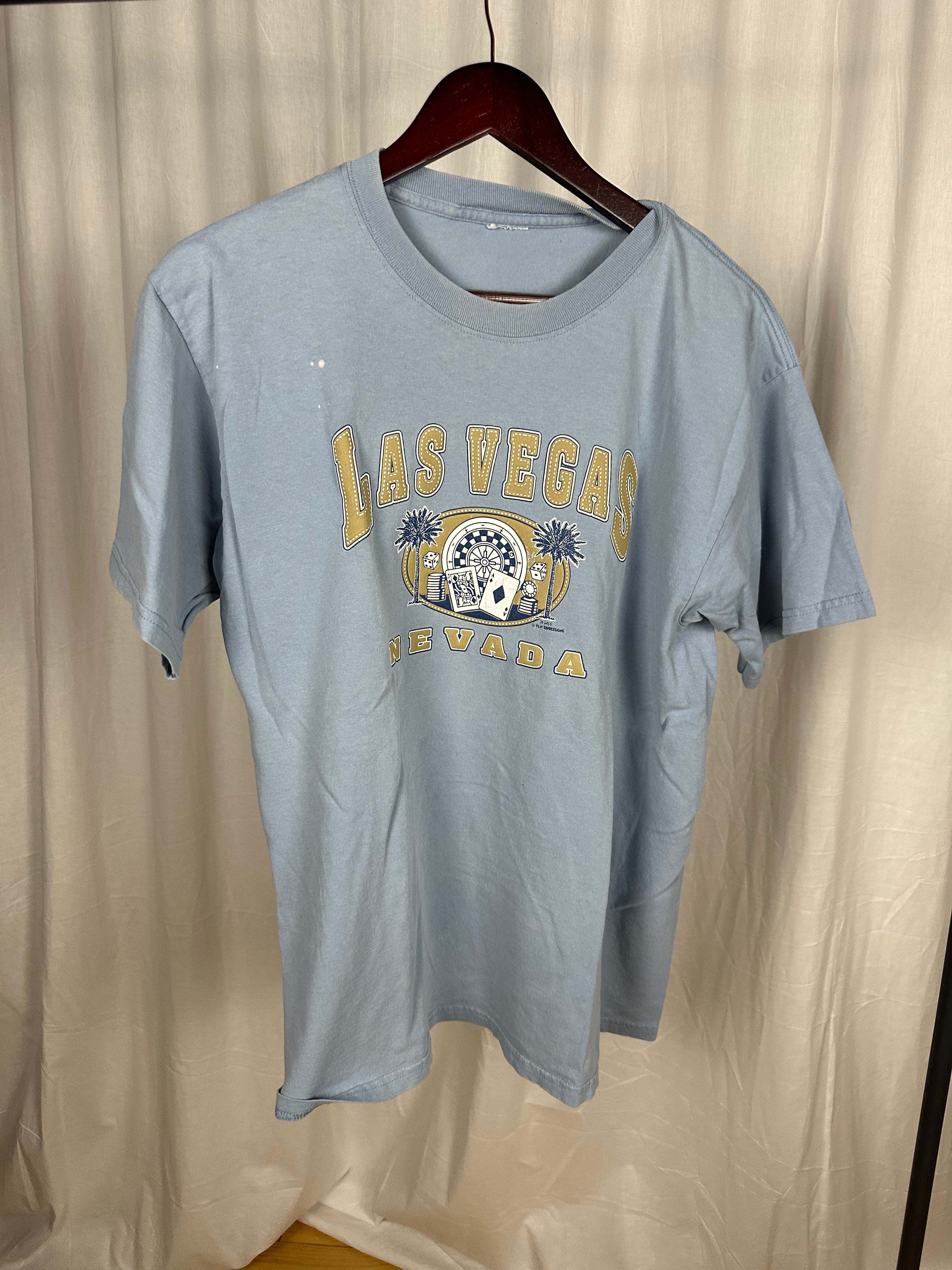 Las Vegas T-Shirt Hellblau