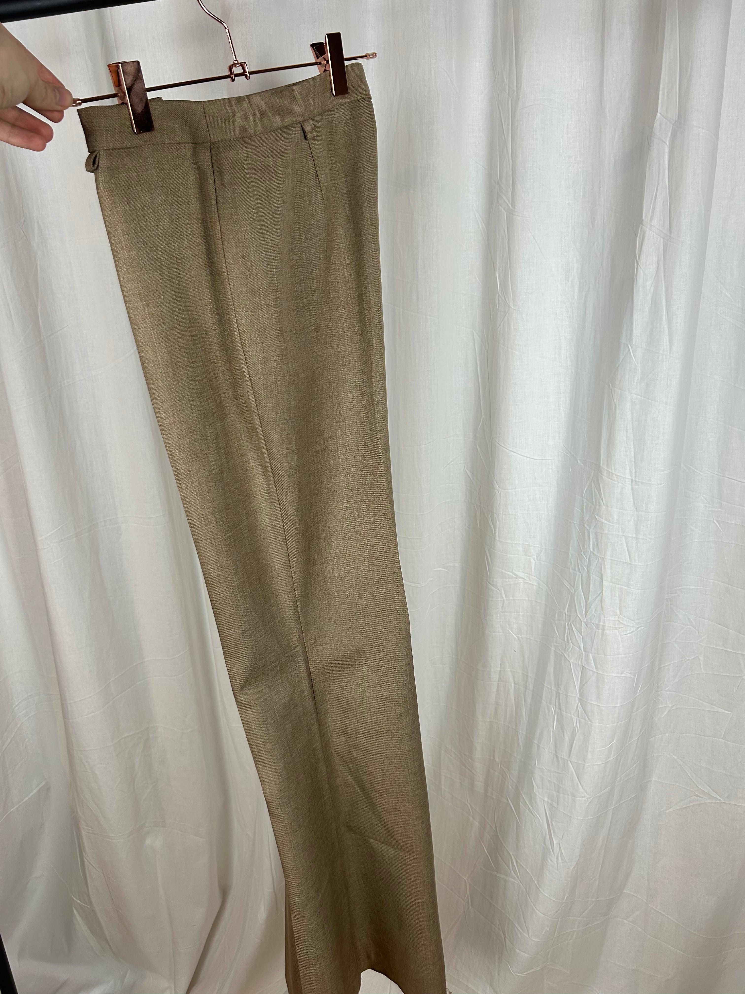 Schlaghose Beige