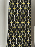 Hermes Krawatte Schwarz Silber Gold