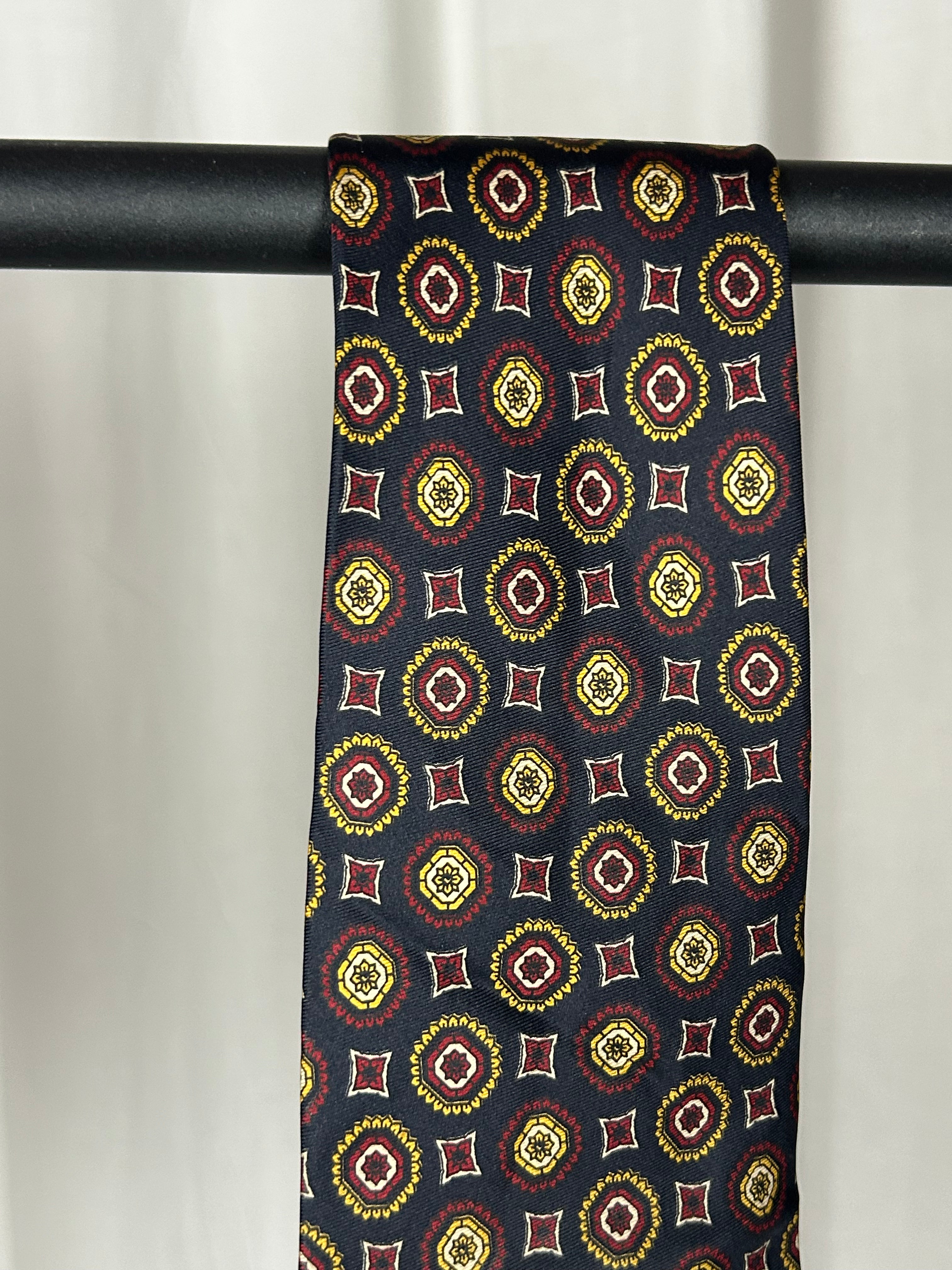 Krawatte Picadilly Dunkelblau Gold Dunkelrot