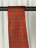 Hermes Krawatte Rot Gold